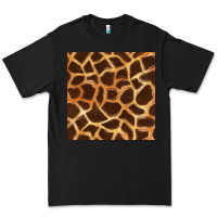 Black giraffe seamless pattern Premium Tee - BundleAndBundleShop