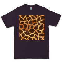 Plum giraffe seamless pattern Premium Tee - BundleAndBundleShop