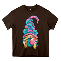 Chocolate Brown Easter Gnome Heavy Core Tee - BundleAndBundleShop