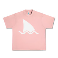 Salmon shark fin Urban Heavy Tee - DesigneFamous