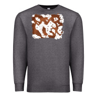 Charcoal Heather cowhide Premium Sweatshirt - RanaPortraitStore