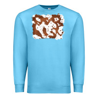 Ocean Blue cowhide Premium Sweatshirt - RanaPortraitStore