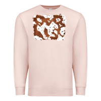 Pale Pink cowhide Premium Sweatshirt - RanaPortraitStore