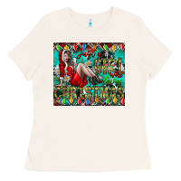 Bone Just A Girl Who Loves Christmas Ladies Tee - CowhideDigitalArt
