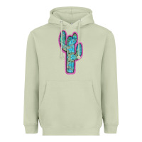 Matcha Western Turquoise Cactus Heavyweight Hoodie - RanaPortraitStore