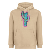Mushroom Western Turquoise Cactus Heavyweight Hoodie - RanaPortraitStore