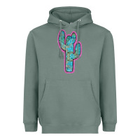 Sage Western Turquoise Cactus Heavyweight Hoodie - RanaPortraitStore
