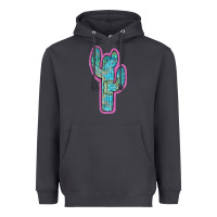 Smoke Western Turquoise Cactus Heavyweight Hoodie - RanaPortraitStore
