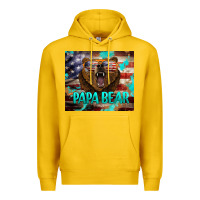 Lemon papa bear american flag  tumbler Premium Hoodie - BarkalooDesign