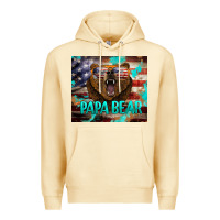 Pina Colada papa bear american flag  tumbler Premium Hoodie - BarkalooDesign