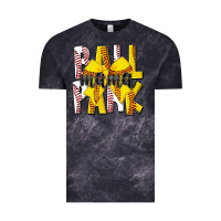 Cloud Black ball park mama Vintage Tee - CowhideDigitalArt