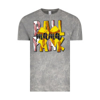 Cloud Rock ball park mama Vintage Tee - CowhideDigitalArt