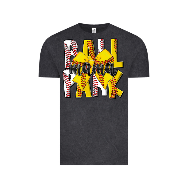 Ball Park Mama Vintage Tee by CowhideDigitalArt | Teevron