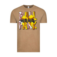 Vintage Coffee ball park mama Vintage Tee - CowhideDigitalArt