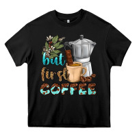 Black coffee cups but first coffee bbs Heavy Core Tee - BundleAndBundleShop