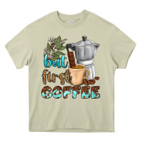 Mossy coffee cups but first coffee bbs Heavy Core Tee - BundleAndBundleShop
