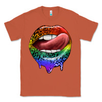 Copper rainbow lips pride Classic Tee - FaDigitalArtStudio