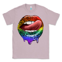 Lilac rainbow lips pride Classic Tee - FaDigitalArtStudio