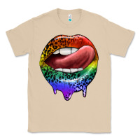 Mushroom rainbow lips pride Classic Tee - FaDigitalArtStudio