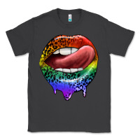 Smoke rainbow lips pride Classic Tee - FaDigitalArtStudio