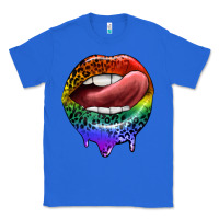 True Royal rainbow lips pride Classic Tee - FaDigitalArtStudio