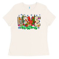 Bone love Christmas Ladies Tee - CowhideDigitalArt