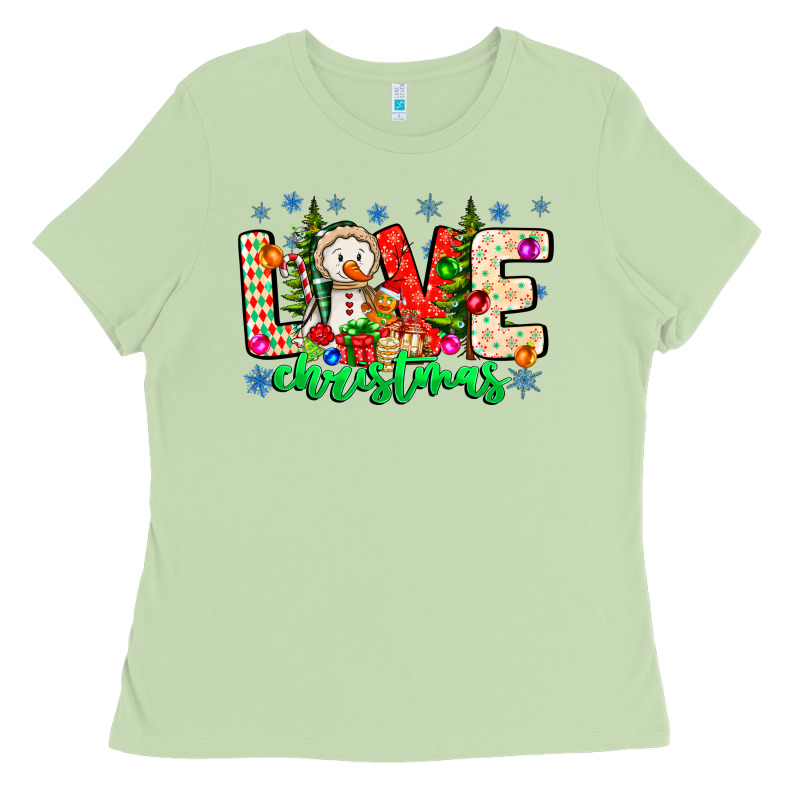 Love Christmas Ladies Tee by CowhideDigitalArt | Teevron