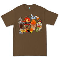 Cacao Firefighter Coffee Cups Premium Tee - FaDigitalArtStudio