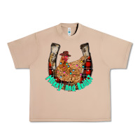 Burro horseshoe chicken Urban Heavy Tee - CowhideDigitalArt