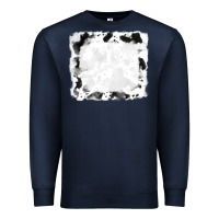Navy cowhide frames background Premium Sweatshirt - RanaPortraitStore