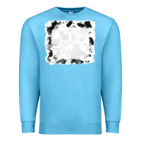 Ocean Blue cowhide frames background Premium Sweatshirt - RanaPortraitStore
