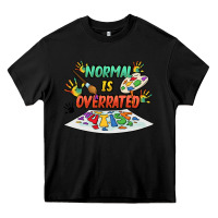 Black Normal Is Overrated Heavy Core Tee - FaDigitalArtStudio