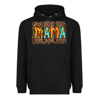 Black Leopard Sunflower Mama Heavyweight Hoodie - RanaPortraitStore