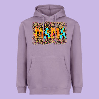Leopard Sunflower Mama Heavyweight Hoodie Designed By Ranaportraitstore