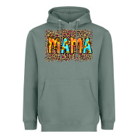 Sage Leopard Sunflower Mama Heavyweight Hoodie - RanaPortraitStore