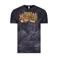Cloud Black basketball sister Vintage Tee - CowhideDigitalArt