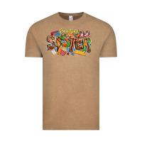 Vintage Coffee basketball sister Vintage Tee - CowhideDigitalArt
