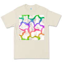 Bone watercolor rainbow cow seamless pattern Premium Tee - BundleAndBundleShop