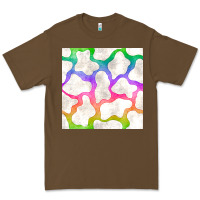 Cacao watercolor rainbow cow seamless pattern Premium Tee - BundleAndBundleShop