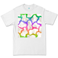 White watercolor rainbow cow seamless pattern Premium Tee - BundleAndBundleShop