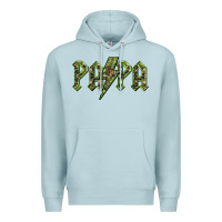 Blue Mist papa  lightning camouflage Premium Hoodie - BarkalooDesign