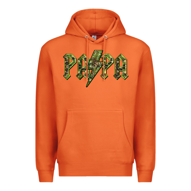 Papa  Lightning Camouflage Premium Hoodie by BarkalooDesign | Teevron