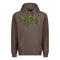Coffee papa  lightning camouflage Premium Hoodie - BarkalooDesign