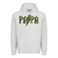Dove Grey papa  lightning camouflage Premium Hoodie - BarkalooDesign