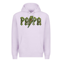Lilac papa  lightning camouflage Premium Hoodie - BarkalooDesign