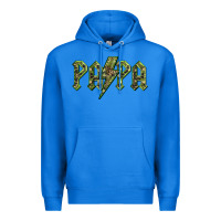 True Royal papa  lightning camouflage Premium Hoodie - BarkalooDesign