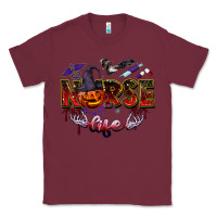 Burgundy halloween nurse life Classic Tee - BarkalooDesign