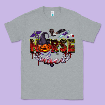 Halloween Nurse Life Classic Tee Designed By Barkaloodesign