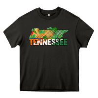 Asphalt tennessee map st patrick's day Heavy Core Tee - FaDigitalArtStudio