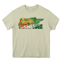 Mossy tennessee map st patrick's day Heavy Core Tee - FaDigitalArtStudio